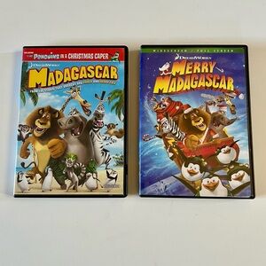 DVD Kids Movie Lot Madagascar Merry Madagascar Ben Stiller Chris Rock
